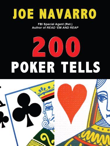 joe navarro poker tells pdf